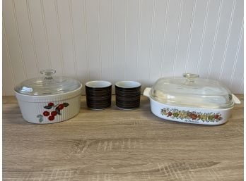 Vintage Spice Of Life Corning Ware, Pyrex And More!