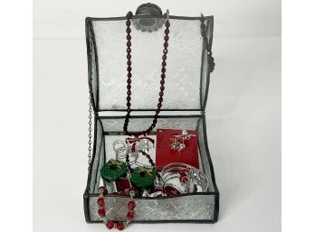 Christmas Holiday Jewelry With Jewelry Box