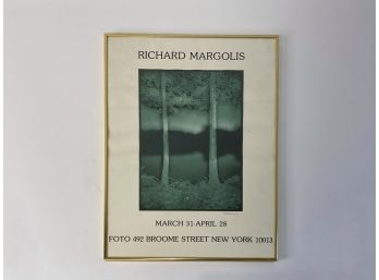 Richard Margolis Framed Signed Poster