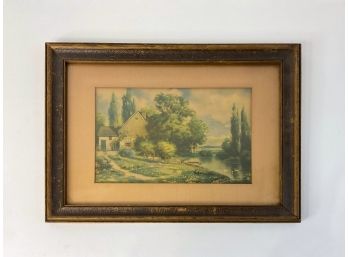 Vintage Landscape Print