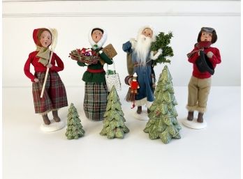 Bryers Choice Collectible Carolers And Santa