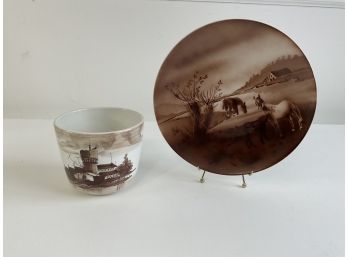 Villeroy & Boch Wallerfangen Plate And Similar Cup