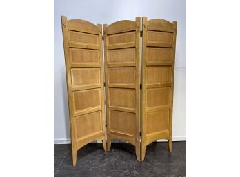 Solid Wood Folding Room Divider