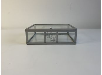 Large Glass Jewelry Box