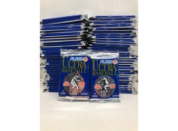 61 Packs Of 1991 Fleer Ultra Baseball