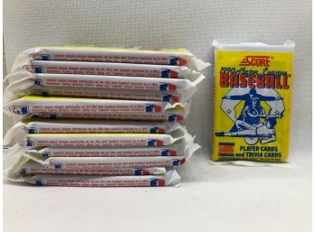 13 Packs Of 1990 Score Baseball