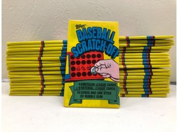 38 Packs Of 1981 Topps Baseball Scratch Off