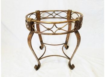 Round Wrought Iron Table No Top