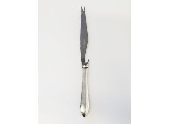 Vintage Kirk Sterling Silver Cheese Knife With Pick Fork