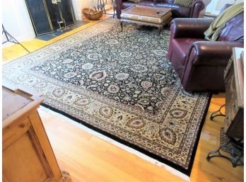 Finely Hand Knotted Tabriz Style Oriental Carpet  10'  X  13' 6'