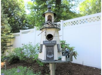 Group Of 3 Bird Feeders / Birdhouses (see Additional Photos)