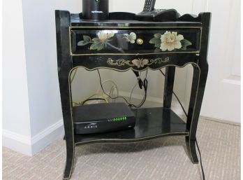 Asian Style Lacquer End Table