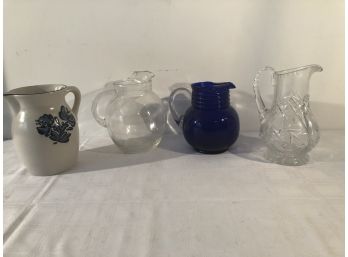 4 Water/Juice Pitcher Lot 2