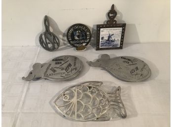 6 Piece Trivet Lot