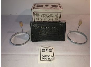 Vintage Bacon & Egg Set