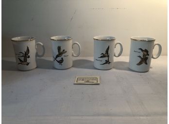 4 Galaxy Bird Mugs (Made In England)