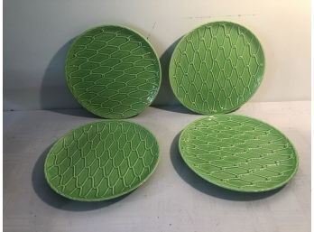 4 Green Schmid Design Plates