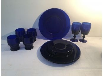 15 Pieces Blue Cobalt