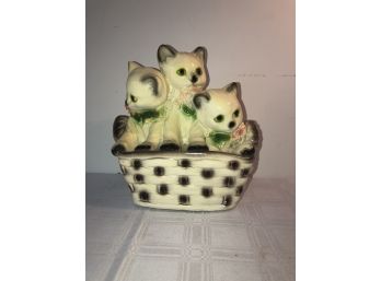 Kitten's In A Basket