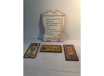 Vintage Alcohol Signs