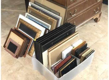 Large Lot Of Assorted Picture Frames