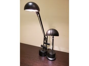 Two Adjustable Desktop Lamps