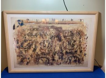 Signed Leroy Neiman New York Stock Exchange VerySigned Leroy Neiman New York Stock Exchange Very Large Print