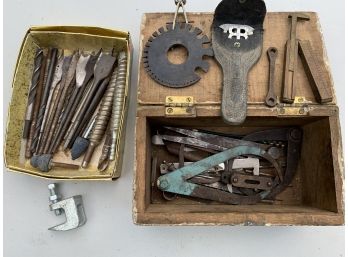 Machinist Tools And Drill Bits Vintage