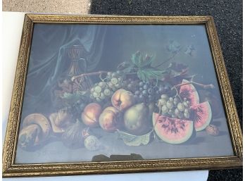 Vintage Old Chromolithograph Signed(G Falchetti)