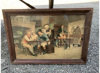 (John A. Lomax) Lithograph Very Old All Original Signed Lower Right