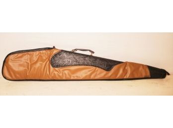 Vintage Kolpin Brown & Black Zip Up Rifle Long Gun Carry / Storage Case