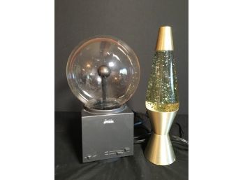 Vintage Eye Of The Storm Touch, Sound & Motion And Glitter Lava Lamps