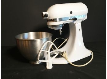 Classic KitchenAid With Stainless Steel Bowl And Paddle Attachment Only