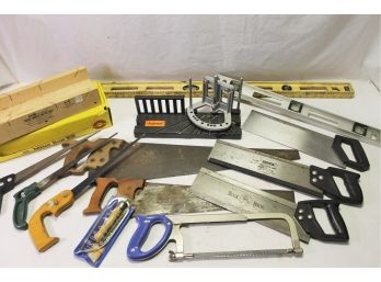 Saws Galore And Levels Too