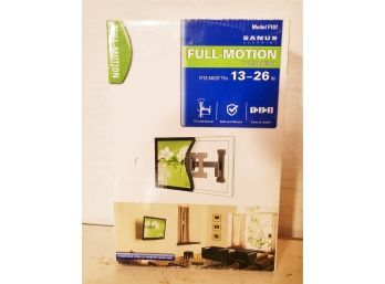 New Sanus Vuepoint Model 107 Full Motion TV Wall Mount - Fits 13-26 Inch TVs