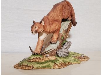 Lenox Wildlife Of The Seven Continents Porcelain Figurine-Puma South America