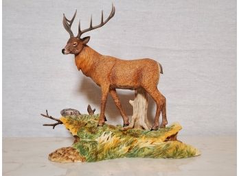 Lenox Wildlife Of The Seven Continents Porcelain Figurine - Red Deer Europe