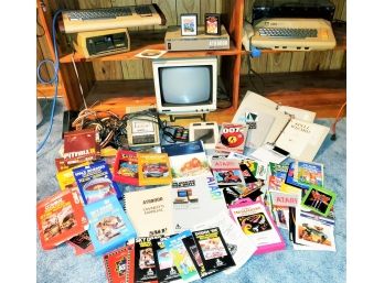 WOW!!! Huge Vintage ATARI 800 / 810 / 410 Personal Computer Gaming Console & More