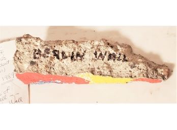 Own A Piece Of History - Genuine 9 Piece Of The Berlin Wall From 1989 When Wall Was Taken Down!!