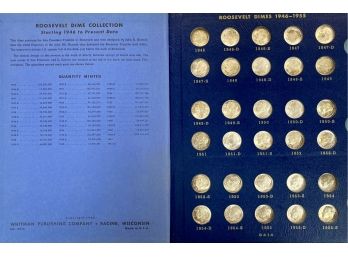 Collection Of 48 Roosevelt Dimes