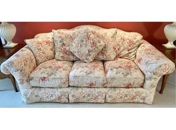 Drexel Sofa With Pretty Floral Fabric