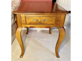 Ethan Allen Single Drawer End Table