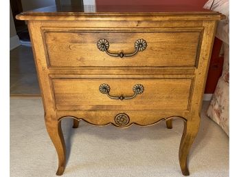 Ethan Allen Two Drawer End Table