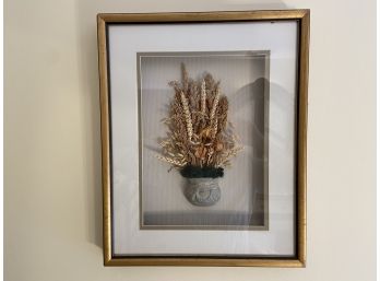 Shadowbox Style Multi Media Dried Plant Piece