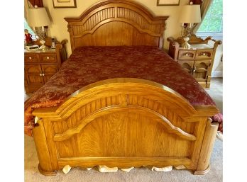 Queen Size Bed Headboard, Footboard And Frame Rails