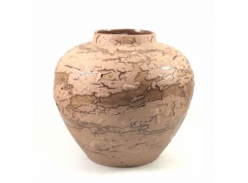 LARGE Hand Made Ceramic Birch Tree Bark Vase