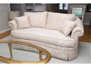 Ethan Allen Traditional Style Light Cream Sofa