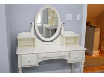 Ethan Allen French Country Girls Cream Vanity WMirror