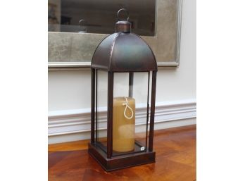 Copper Candle Lantern Decor