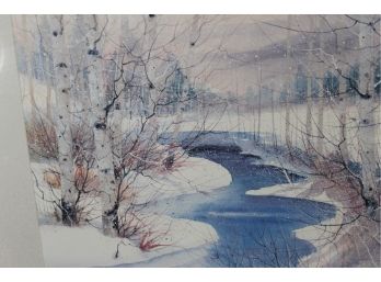 Winter Scene - Signature Illegible